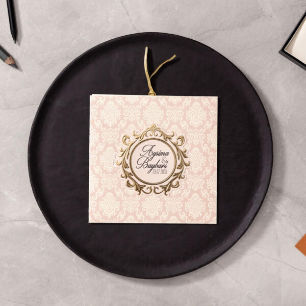 Invitatie de nunta eleganta vintage 10515 - imagine 4