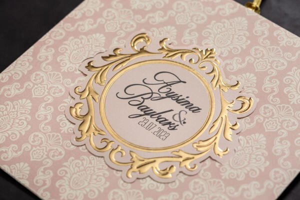 Invitatie de nunta eleganta vintage 10515 - imagine 2