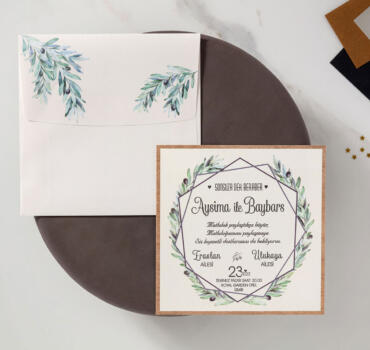 Invitatie de nunta florala 10541