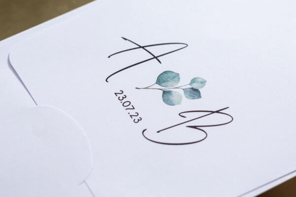 Invitatie de nunta florala 10590 - imagine 3