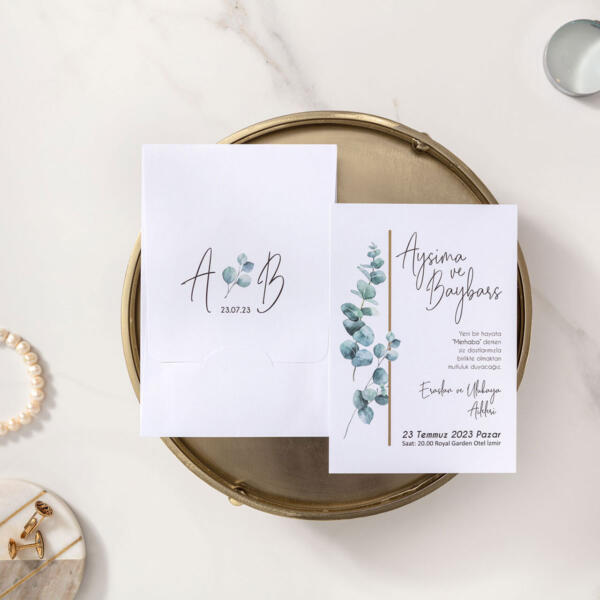 Invitatie de nunta florala 10590