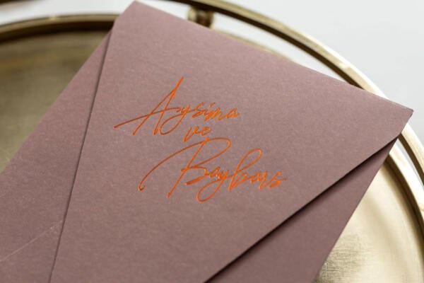Invitatie de nunta cu foaie de calc 10657 - imagine 3