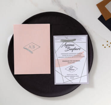 Invitatie de nunta moderna 10588