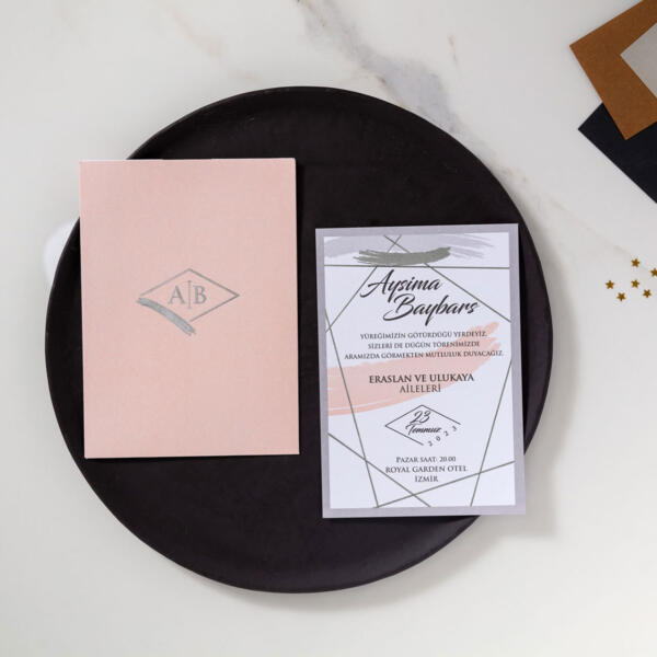 Invitatie de nunta moderna 10588