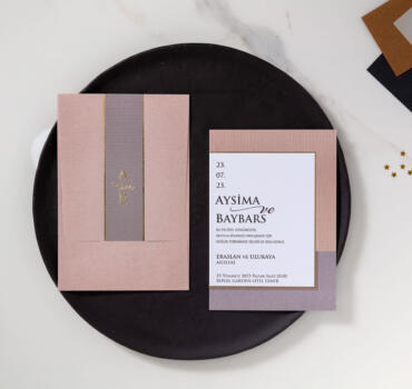 Invitatie de nunta moderna 10596