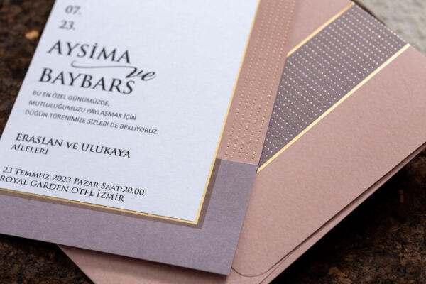 Invitatie de nunta moderna 10596 - imagine 2