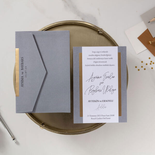 Invitatie de nunta moderna 10606