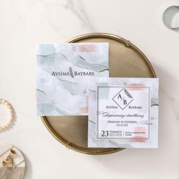 Invitatie de nunta moderna 10613