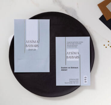 Invitatie de nunta moderna 10625