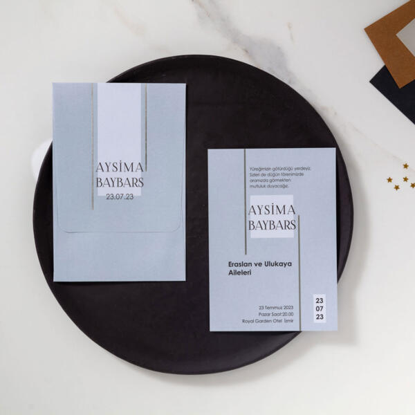 Invitatie de nunta moderna 10625