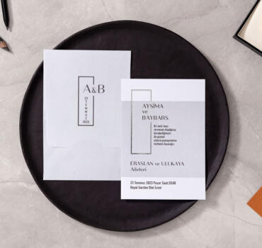 Invitatie de nunta moderna 10634