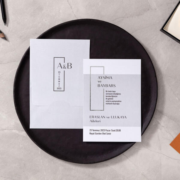 Invitatie de nunta moderna 10634