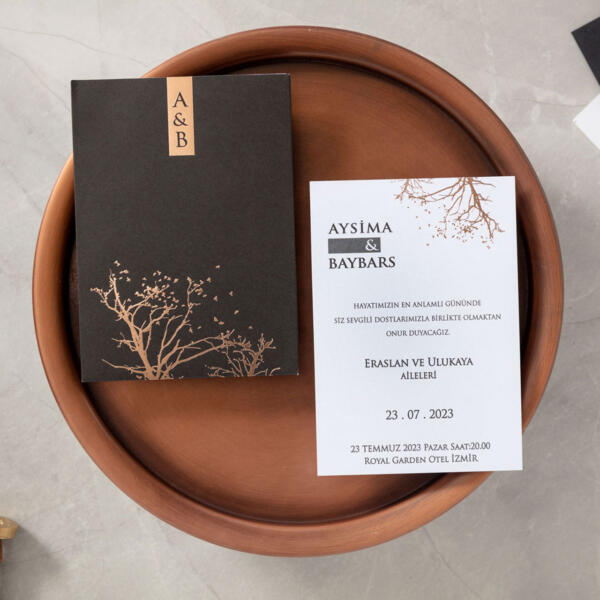 Invitatie de nunta moderna 10640