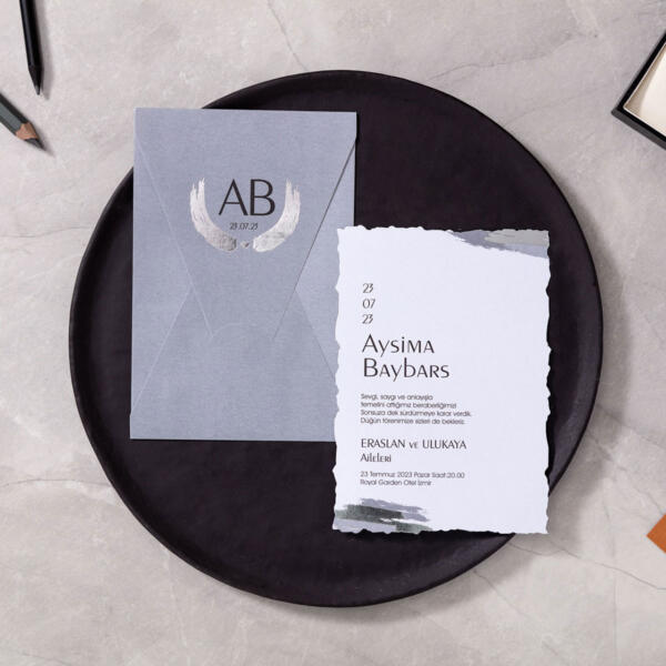 Invitatie de nunta moderna 10644