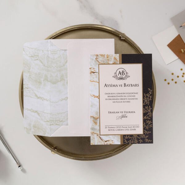 Invitatie de nunta moderna 10645