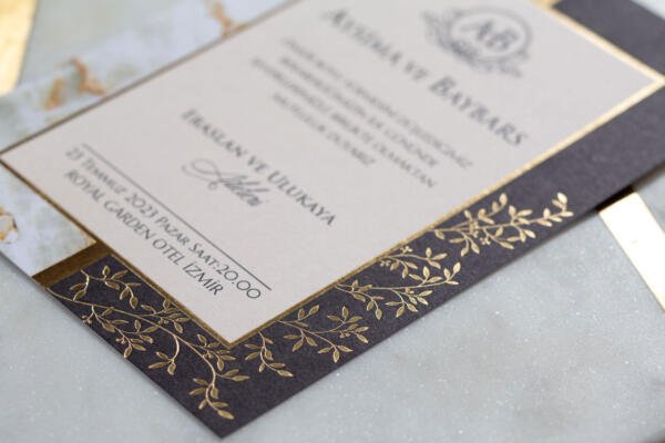 Invitatie de nunta moderna 10645 - imagine 2