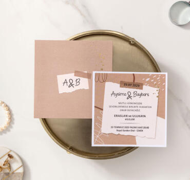 Invitatie de nunta moderna 10650