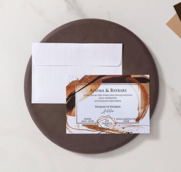 Invitatie de nunta moderna 10667