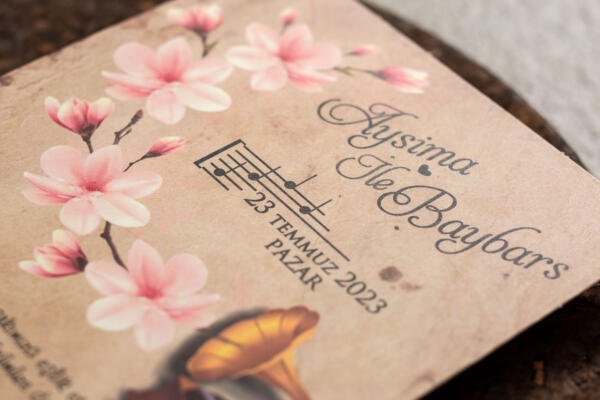 Invitatie de nunta muzicala 10517 - imagine 2