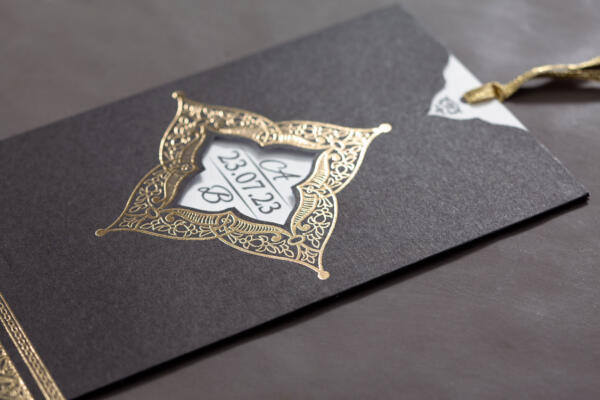 Invitatie de nunta orientala 10554 - imagine 4