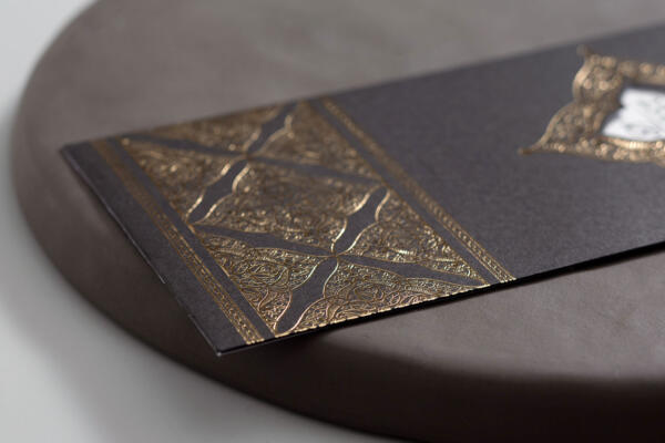 Invitatie de nunta orientala 10554 - imagine 2