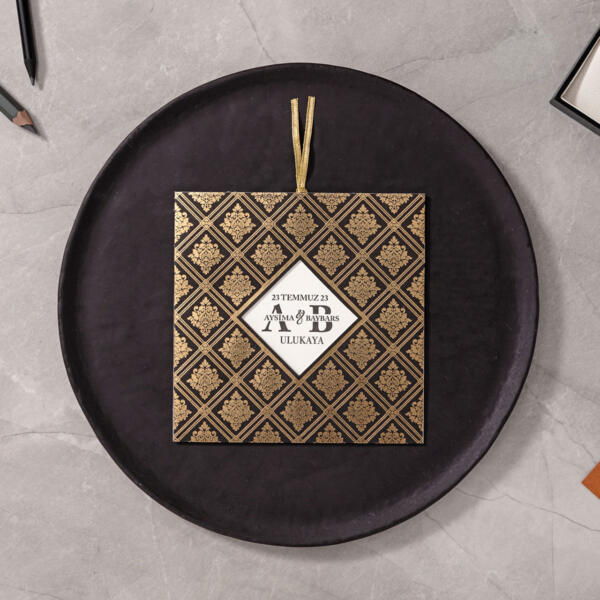 Invitatie de nunta orientala 10521 - imagine 3