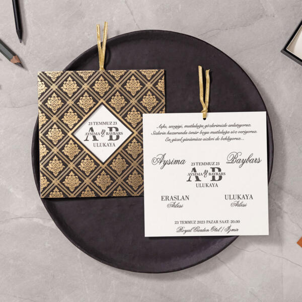 Invitatie de nunta orientala 10521
