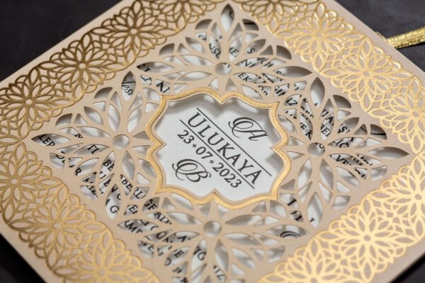 Invitatie de nunta orientala 10563 - imagine 3