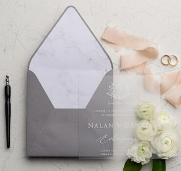 Invitatie de nunta plexiglas 9211