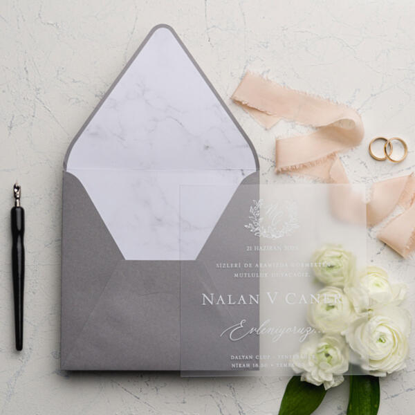 Invitatie de nunta plexiglas 9211