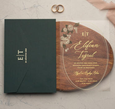 Invitatie de nunta plexiglas 9213