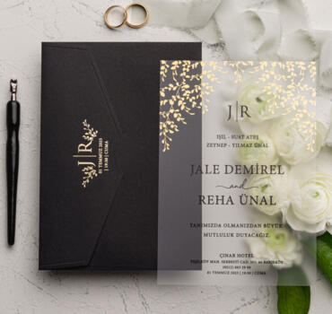 Invitatie de nunta plexiglas 9214