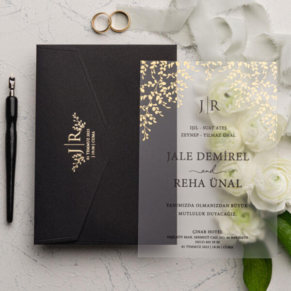 Invitatie de nunta plexiglas 9214