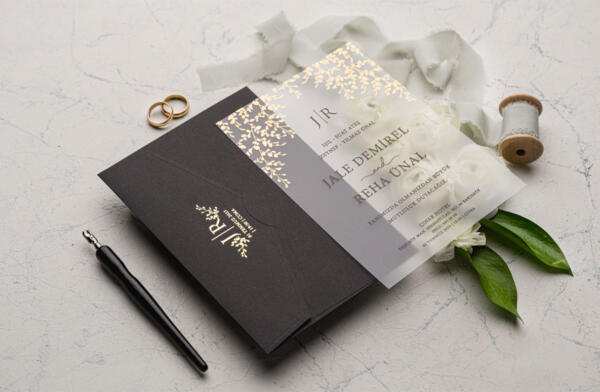 Invitatie de nunta plexiglas 9214 - imagine 2