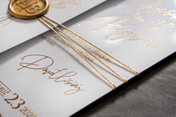 Invitatie de nunta plexiglas 10607 - imagine 4