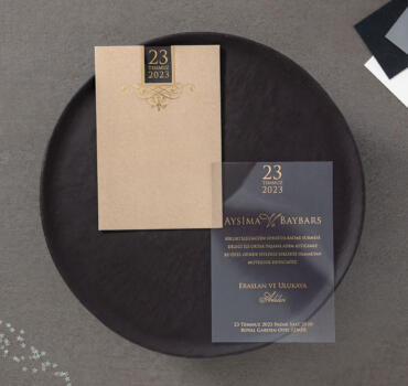 Invitatie de nunta plexiglas 10627