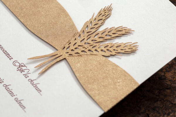 Invitatie de nunta rustica 10562 - imagine 3