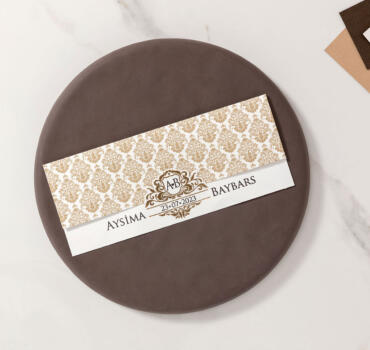 Invitatie de nunta vintage 10508