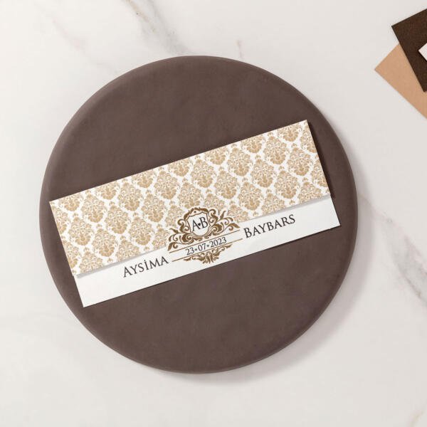 Invitatie de nunta vintage 10508
