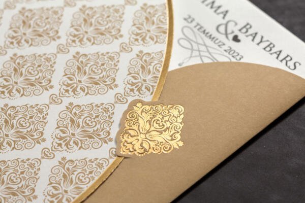 Invitatie de nunta vintage 10524 - imagine 3