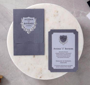 Invitatie de nunta vintage 10594