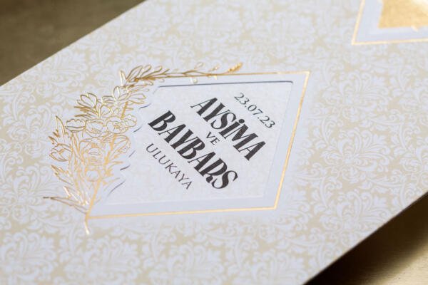 Invitatie de nunta vintage 10628 - imagine 2