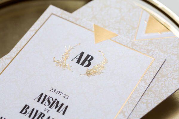 Invitatie de nunta vintage 10628 - imagine 3