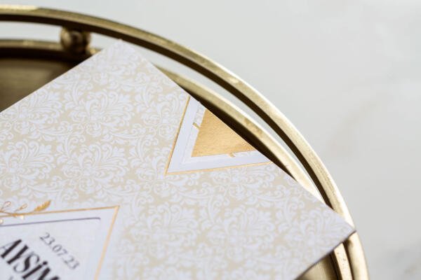 Invitatie de nunta vintage 10628 - imagine 4