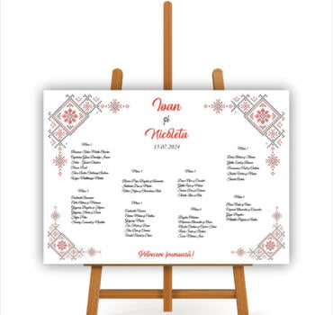 Lista de invitati traditionala model 39