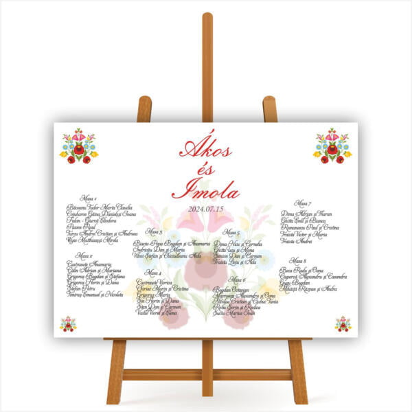 Lista de invitati traditionala model 41