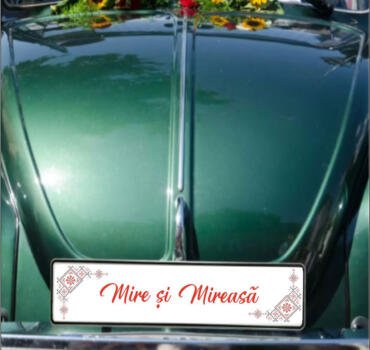 Numar masina traditional Autoadeziv Miri