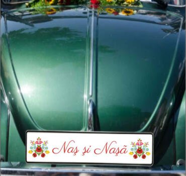Numar masina traditional Autoadeziv Nas si Nasa 02