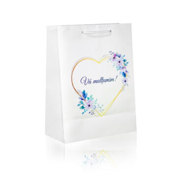 Punga nunta florala cu inima M10 PREMIUM