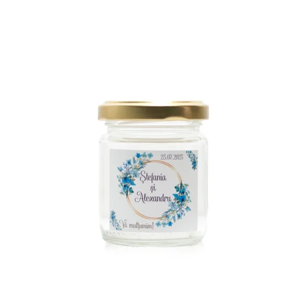 Borcan marturie 100 ml Rotund